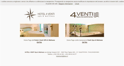 Desktop Screenshot of hotel4venti.it