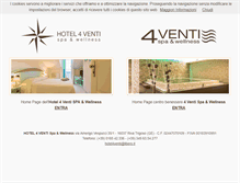 Tablet Screenshot of hotel4venti.it